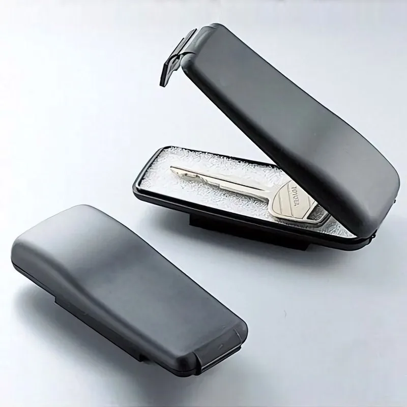Magnet Type Key Box Car Chassis Spare Key Box Outdoor Hidden Powerful Magnet Adsorption Portable Safe Box Car Accessories