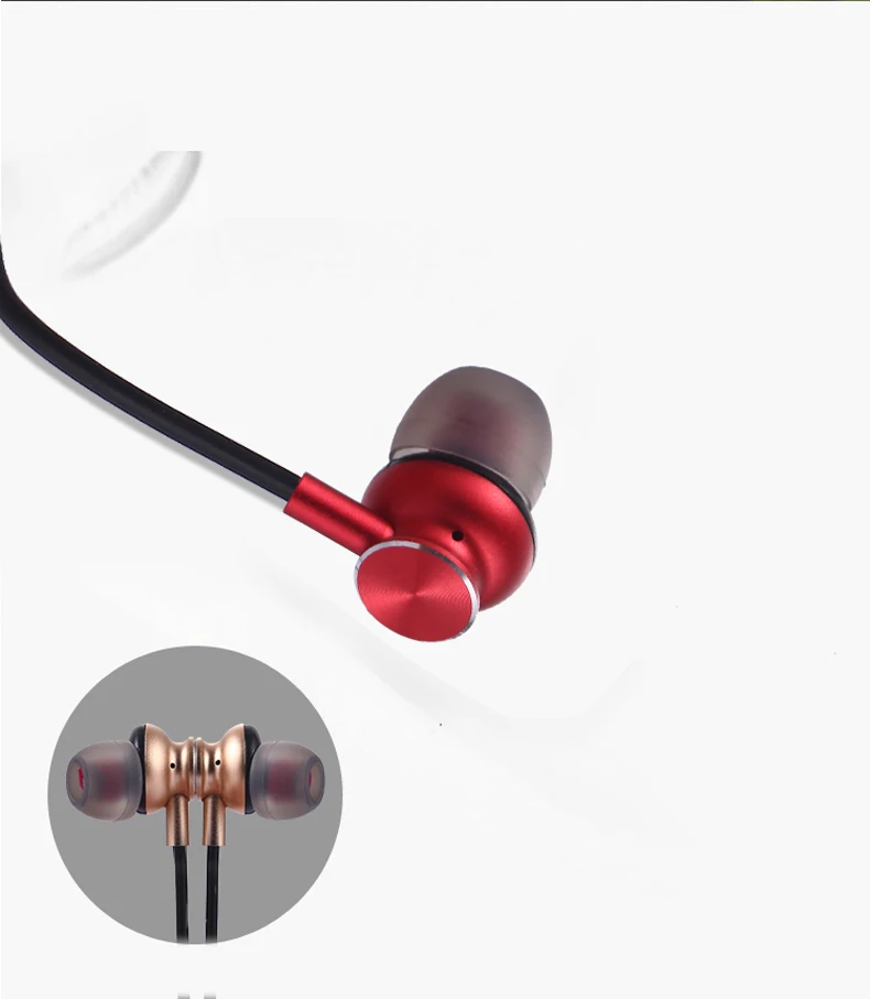 YCH-08 металлический магнит Bluetooth 4,1 CV6.0 шумоподавление Беспроводные спортивные наушники соединение с ПК Android IOS xiao mi мобильный телефон