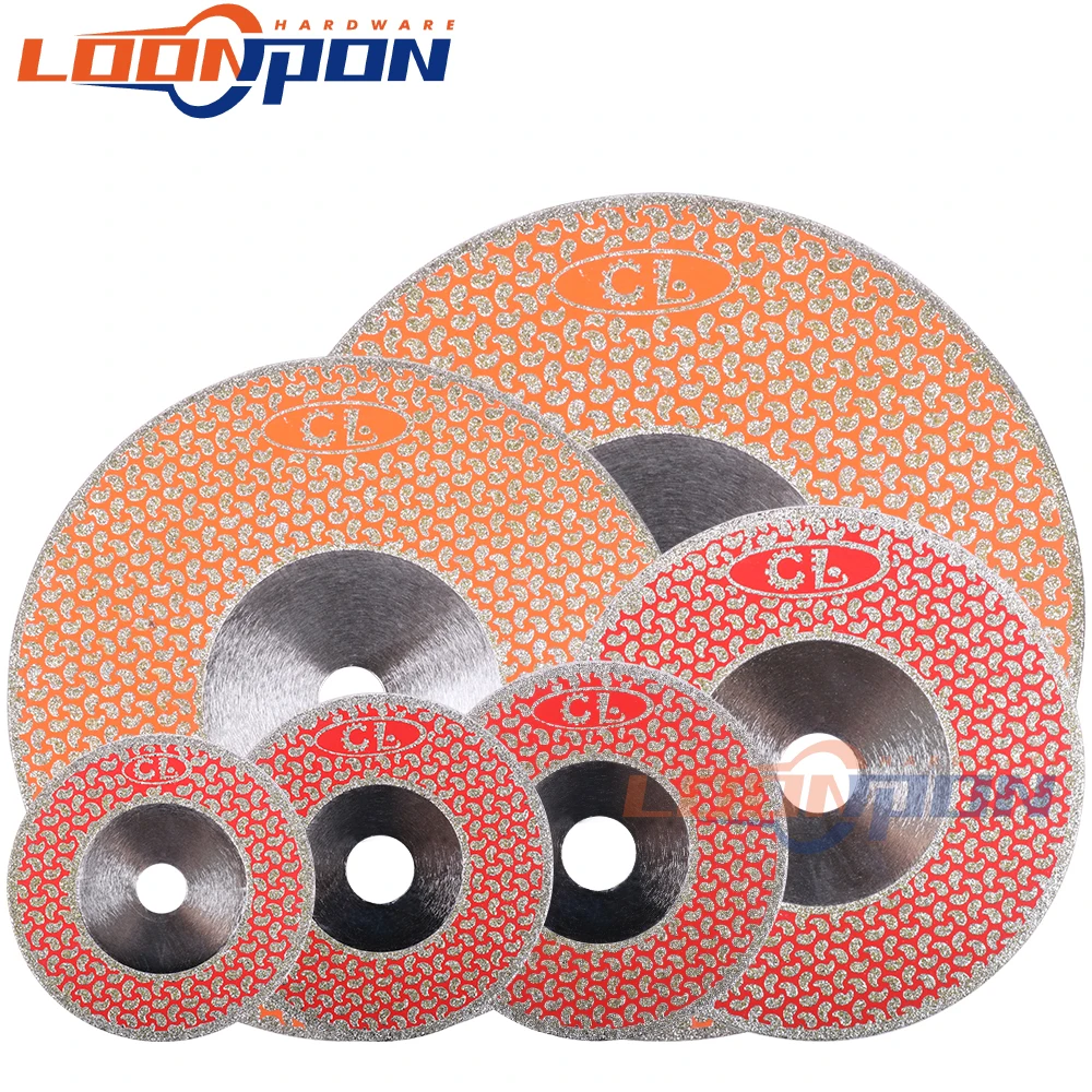 100/115/125/150/180/230MM Electroplated Diamond Cutting Disc Wheel