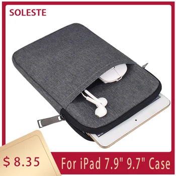 

Tablet Case Sleeve For IPad 2019 2018 2017 9.7 Inch Bag Shockproof Protective Tablet Pouch For IPad Pro 7.9" Case 2020 Unisex