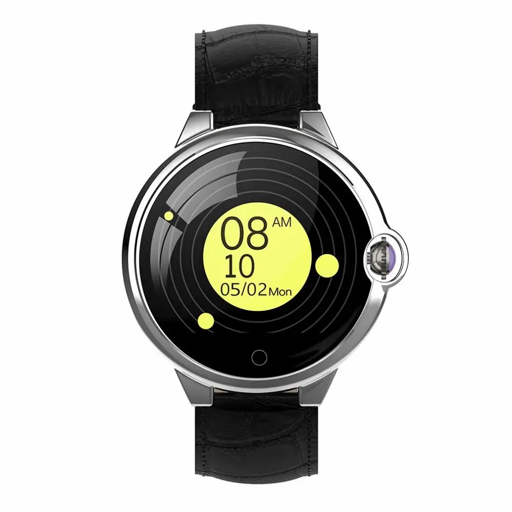Leather Silver DR88 Смарт-часы с электрокардиографом ЭКГ дисплей пульсометр спортивный режим мужские Смарт-часы браслет - Цвет: Leather Silver