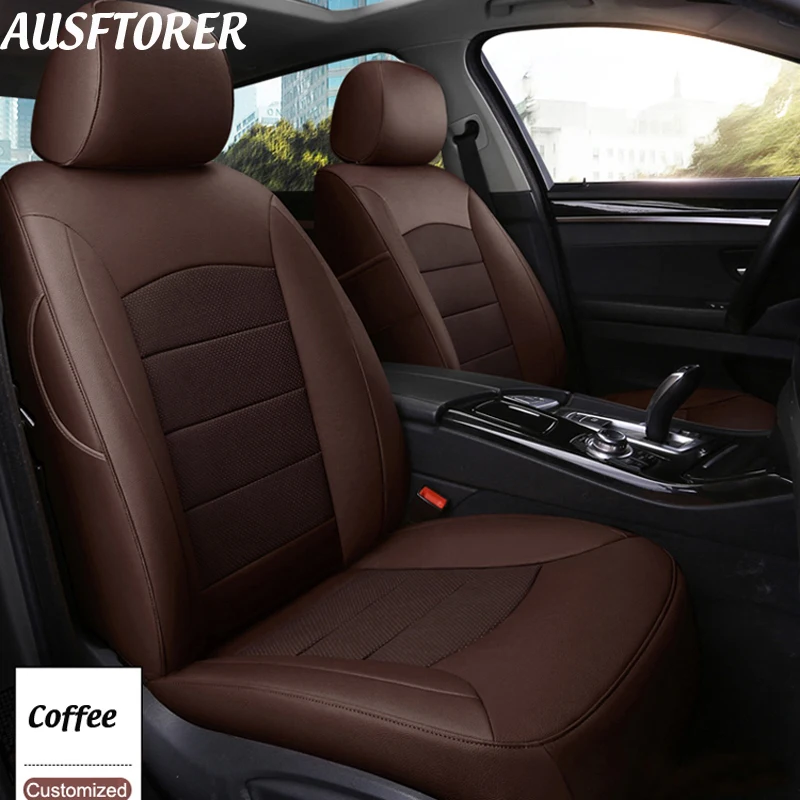 AUSFTORER сиденья из натуральной кожи Подходит для Lexus UX 250h 260h Чехлы для автомобильных сидений Custom Fit автомобильные подушки поддерживающие аксессуары
