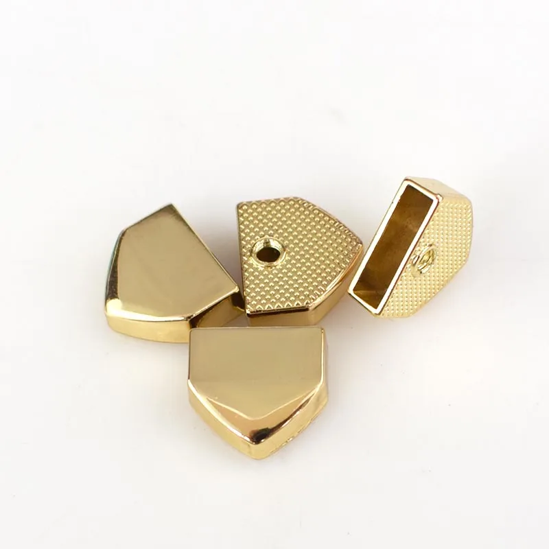 gold 10/30 шт Высокое качество сумка металлическая молния украшения конец зажимы с винтами Сумки из натуральной кожи ремни хвост застежка аппаратные средства "сделай сам" аксессуары - Цвет: gold