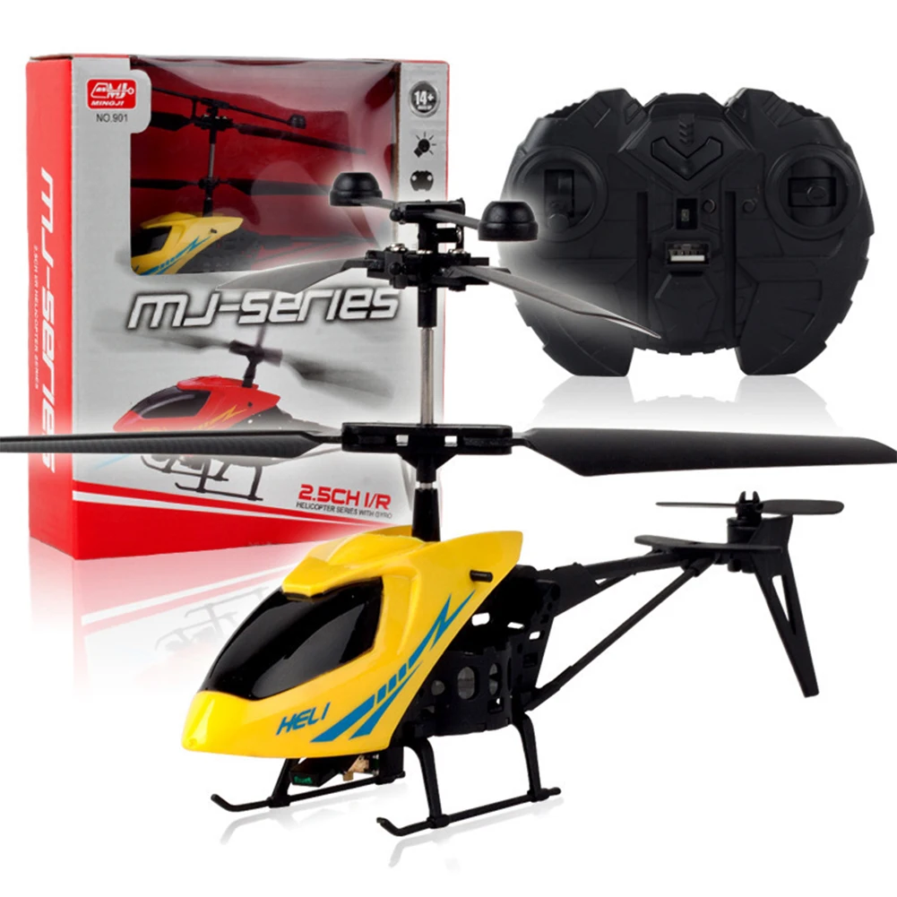 

RC Helicopter 2 CH 2 Channel Mini RC Drone With Gyro Crash Resistant RC Toys