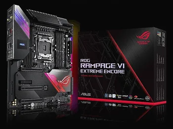 

ASUS ROG RAMPAGE VI EXTREME ENCORE R6EE X299 Mainboard Support LGA2066 DDR4 Dual M.2 Extension Card Desktop Motherboard