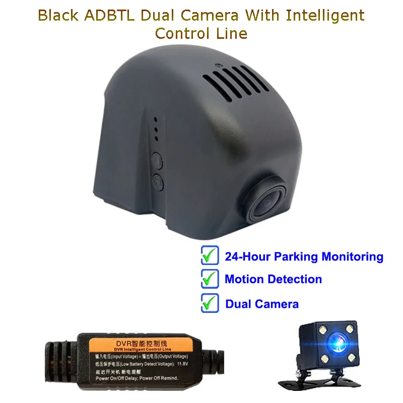 Gray Tow Cam Line Jabriel Скрытая 1080P Автоматическая Автомобильная камера dash cam 24 часа в сутки Регистраторы сзади Камера для audi a3 8p 8v a4 b8 b6 b7 a6 c5 c6 c7 a5 a1 q5 q7 - Название цвета: Gray Tow Cam Line