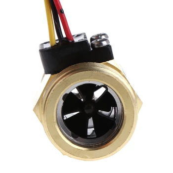

Flow Sensor G3/4" DN20 Copper Hall Effect Liquid Water Flow Switch Sensor Meter