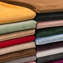 Ширина 155 см серый измельченный шелк Бирюзовый бархат диван шторы ткань обивка ткань на полярда Pleuche диван материал