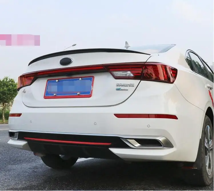 Для Kia Forte K3 спойлер- ABS Материал заднее крыло автомобиля праймер цвет задний спойлер для Kia Forte K3 спойлер