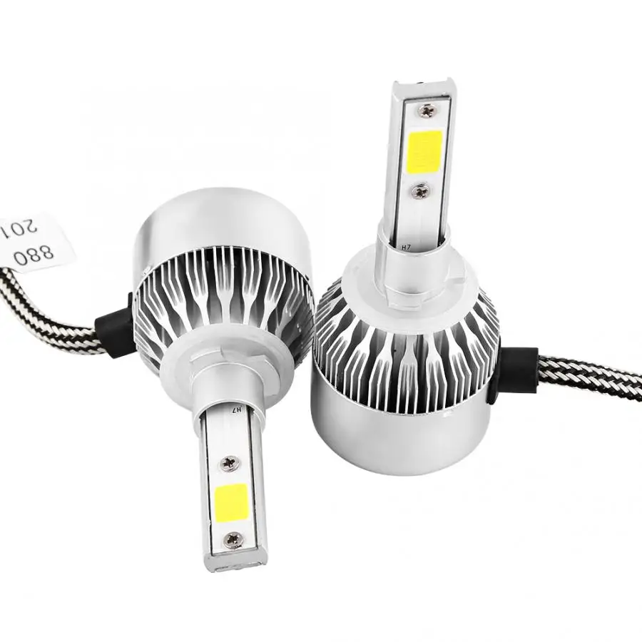 2 шт. H4, H7, H8/H9/H11, 880/881/H27, 9005(HB3, H10) C9 55 Вт 9 V-30 V 4600 световой поток галобный фонарь COB фары для автомобиля