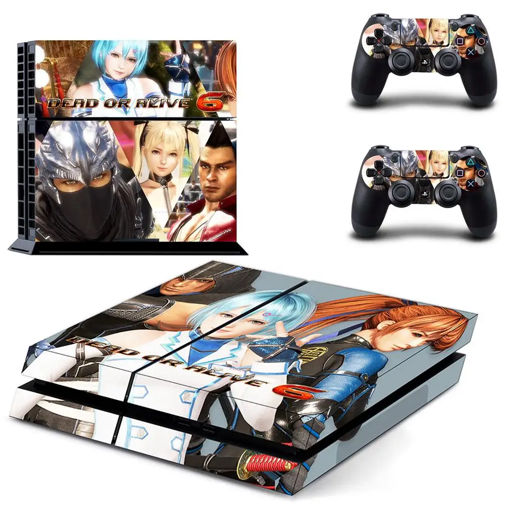 Dead or Alive 6 PS4 наклейка s Play station 4 кожа PS 4 наклейка Наклейки Обложка для playstation 4 PS4 консоль и контроллер Кожа винил