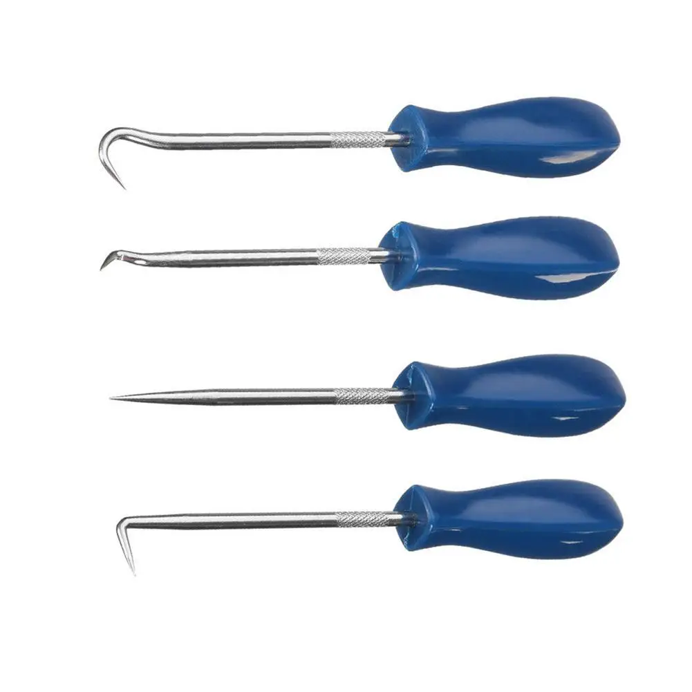 

80% HOT SALE!!!4Pcs Portable Universal Car Oil Seal O-Ring Hook Picks Remover Hand Tool Set