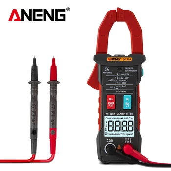 

ANENG ST204 Clamp Meter Digital Multimeter Professional True RMS Voltmeter Plier Ammeter Capacitance Resistance Multitester ESR