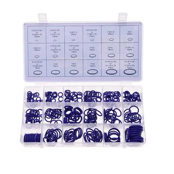 

270 Pcs/Set Rubber O Ring Metric Nitrile Washer Car Air Conditioning Seal Pumps Gasket Assortment Kits QP2