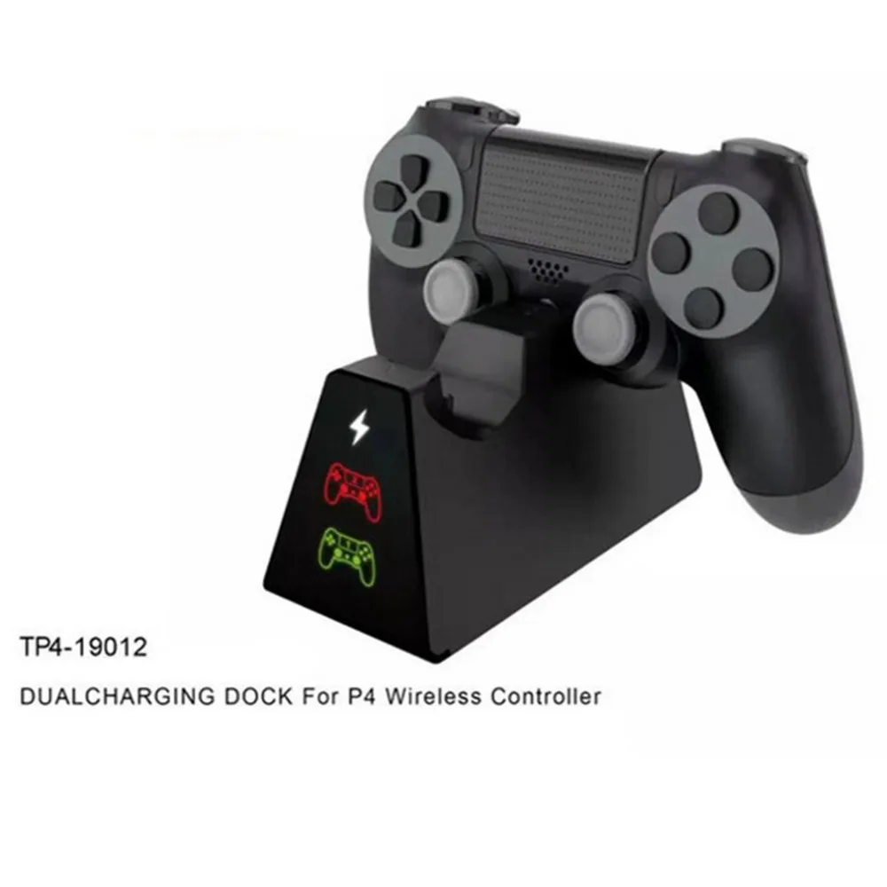 Для PS4 контроллер Dual USB зарядное устройство док-станция с светодиодный дисплей для Playstation 4 PS4/PS4 Slim/PS4 Pro контроллер