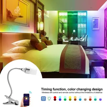 

LED Desk Lamp 6W RGB+CW Wi-Fi Smart Table Light Smartphone Controlled US Plug AC85-265V