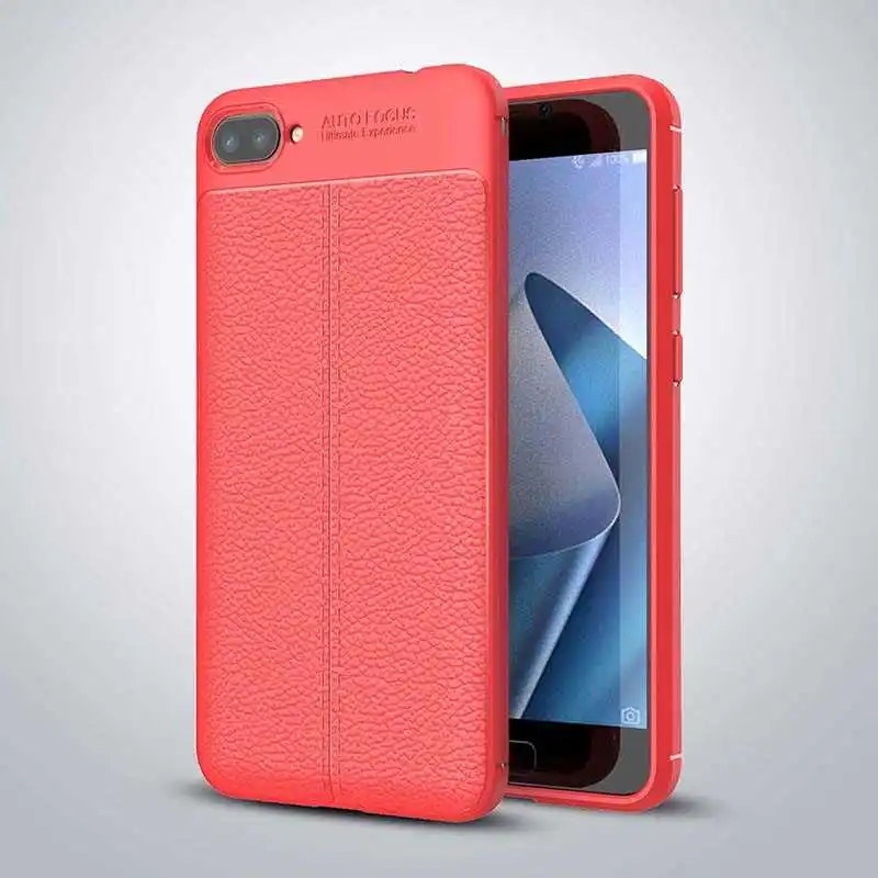 Mokoemi Личи шаблон Ударопрочный Мягкий 5," для Asus Zenfone 4 Max Plus ZC554KL чехол для Asus Zenfone 4 Max Pro Чехол для телефона - Цвет: Red
