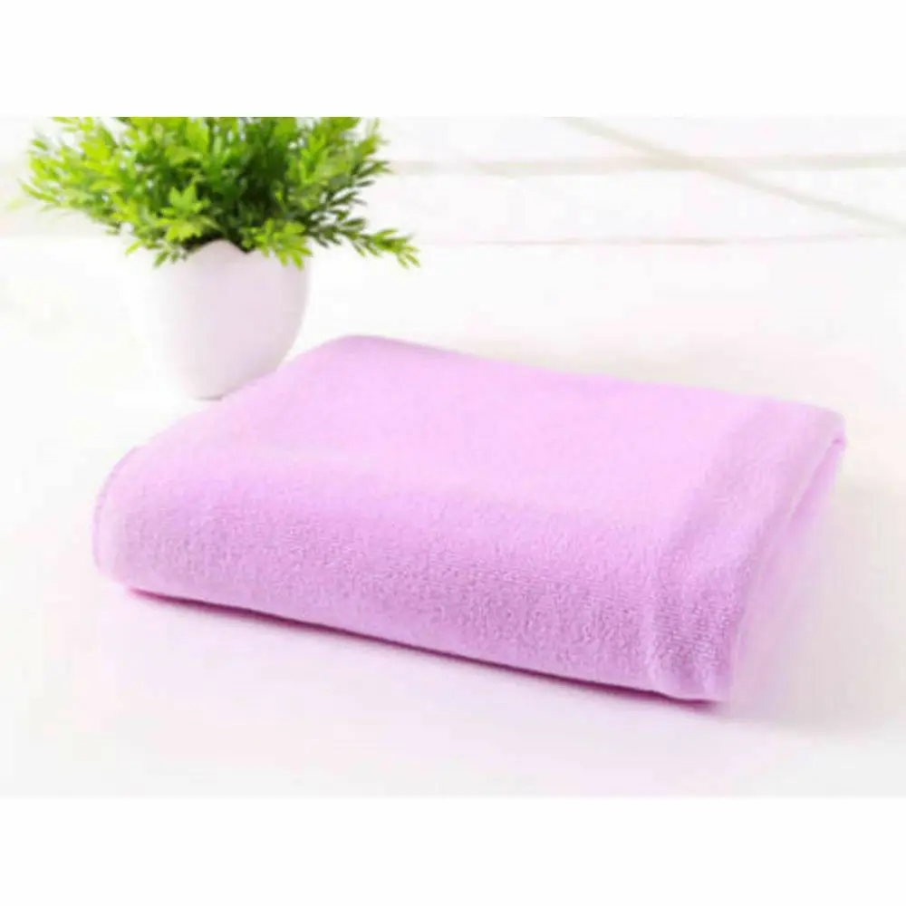 70x140 см из микрофибры, абсорбирующее банное полотенце для путешествий, пляжное полотенце из волокна, сушильное полотенце для душа - Цвет: Light Pink