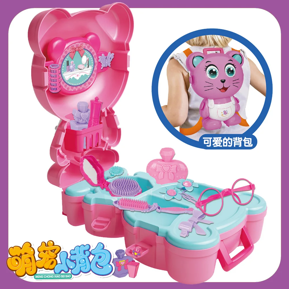 Семейная Игрушка Доктор одевается кухня детская игрушка рюкзак макияж стол девочка мальчик игрушки кухонный набор для детей развивающие игрушки