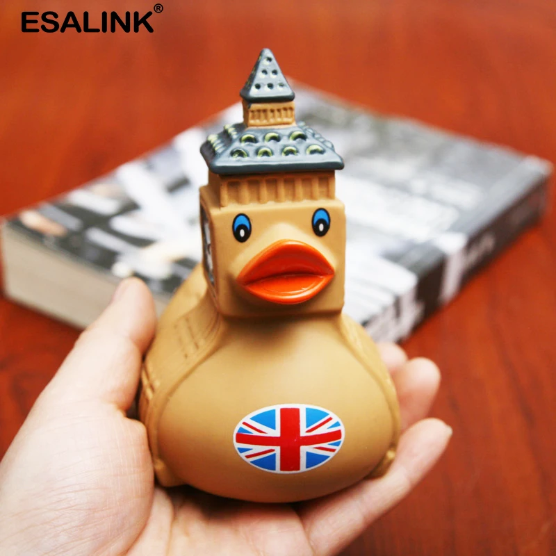 ESALINK 3 шт. 8 10 см резиновая утка ванная плавающая водная Веселая игрушка Красный