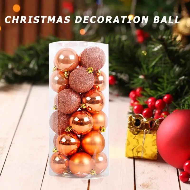 24pcs Christmas Tree Decor Balls Bauble Wedding Party Hanging Ornament Gift