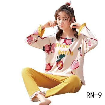 

Cotton Pregnancy Clothing 2020spring Post-natal Breastfeeding Pajamas Suit Autumn Pregnant Maternity Sleepwear Women Nursing Set