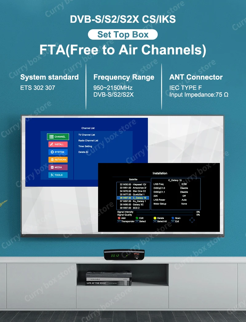GTMEDIA V7 S2X DVB S2 TV спутниковый ресивер с USB WIFI FTA поддержка DRE & Biss key multi stream/T2MI Youtube FULL HD