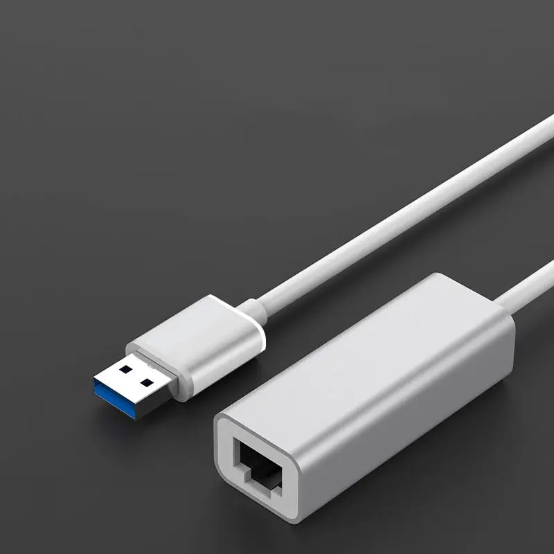 Сетевой адаптер USB 3,0 для Ethernet RJ45 Lan гигабитный адаптер для Ethernet 10/100/1000 Мбит/с Поддержка nintendo Switch белый