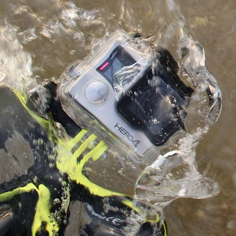 Hero 4 3+ водонепроницаемые корпуса для защиты под водой+ красный фильтр для погружения объектива комплекты для GoPro Hero 3+ Hero 4 аксессуары