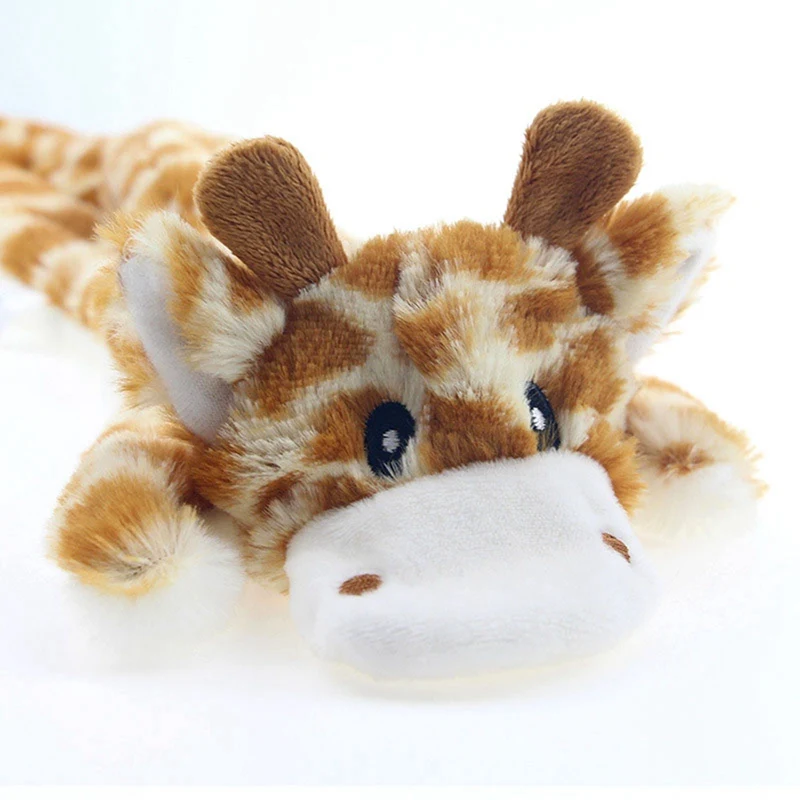 2019 Fun Squeaky Dogs Toys Gift Animal Shape Large Non Stuffed Rabbit Honking Squirrel for Chew Squeaker Dog Wolf TOP | Дом и сад
