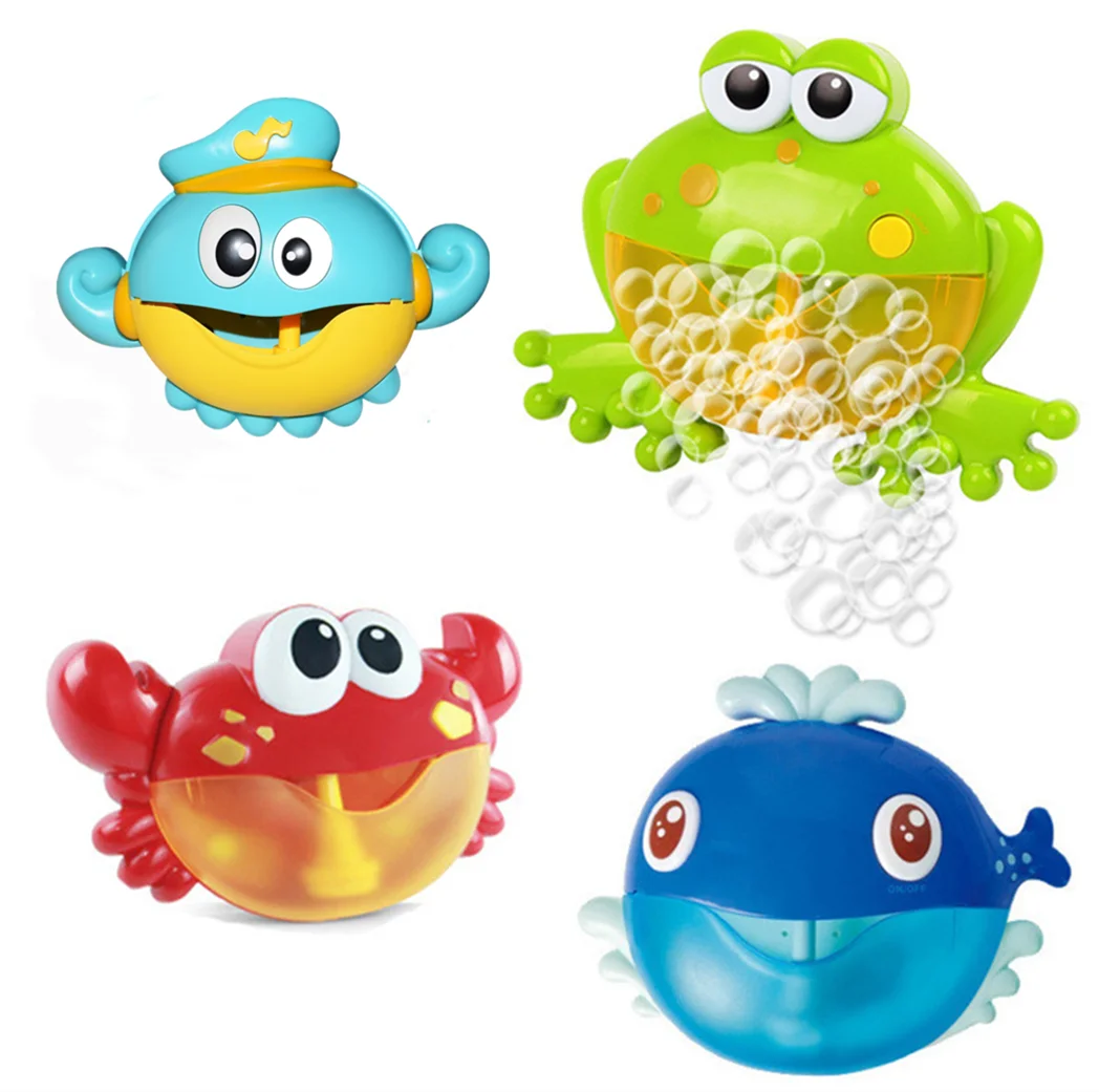 Новинка детская игрушка для ванны Bubble Frog & Crabs создатель пузырей ванна купания