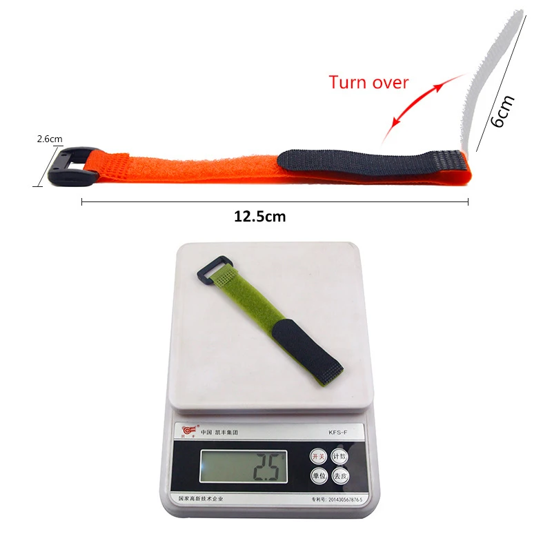Fishing Rod Tie Holder Strap Suspender 5/10/20pcs Fastener Hook Loop Ties Belt Strapping Wrap Band Outdoor Fish Tool
