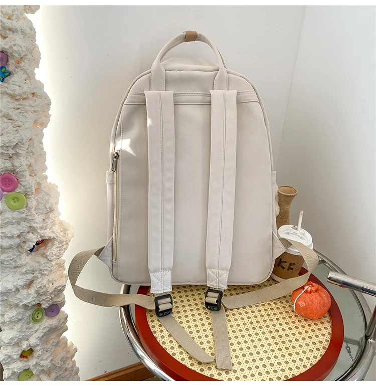 NEW Backpack Double Zipper Women Waterproof Korean Style cheap Schoolbag Female College Student Laptop backpack Women's backpack