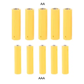 

5Pcs AA/ AAA Size Dummy Fake Battery Setup Shell Placeholder Cylinder Conductor