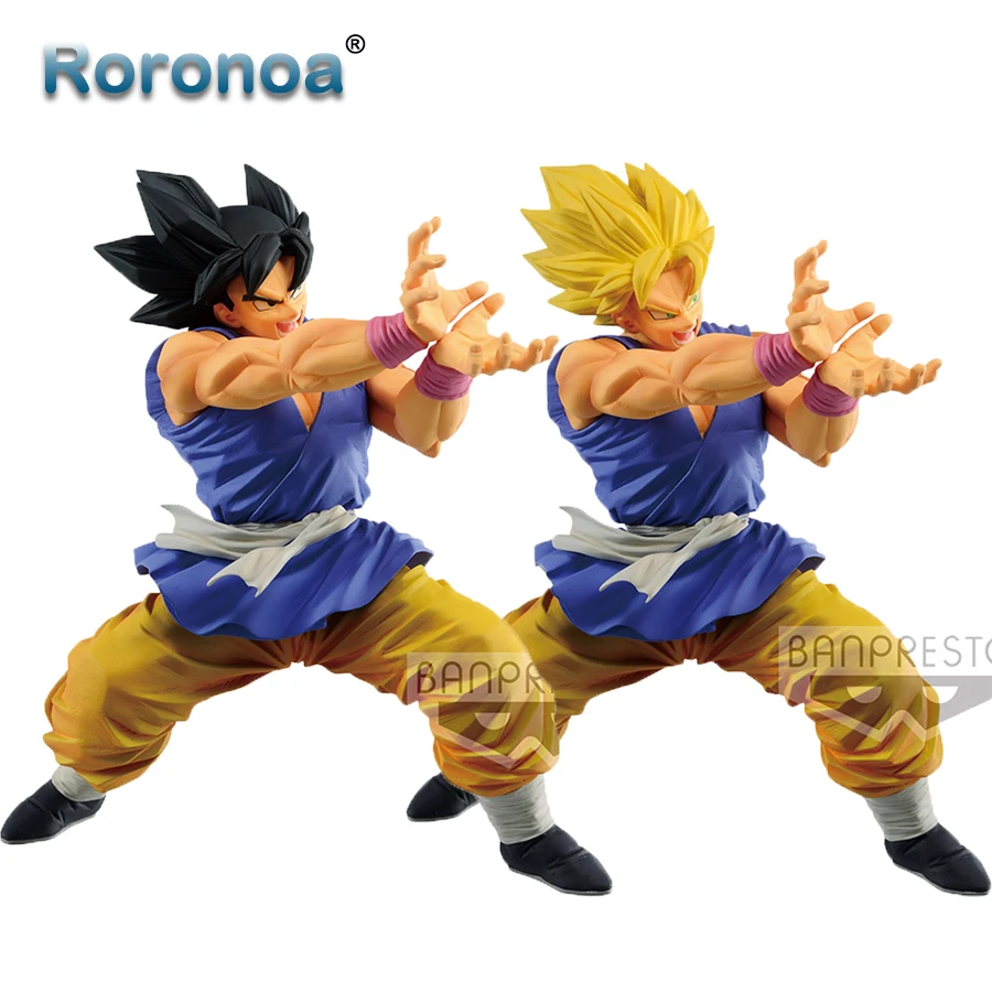 Экшен-фигурка роророноа Banpresto D B GT SSJ Goku Kamehameha Коллекционная модель игрушки