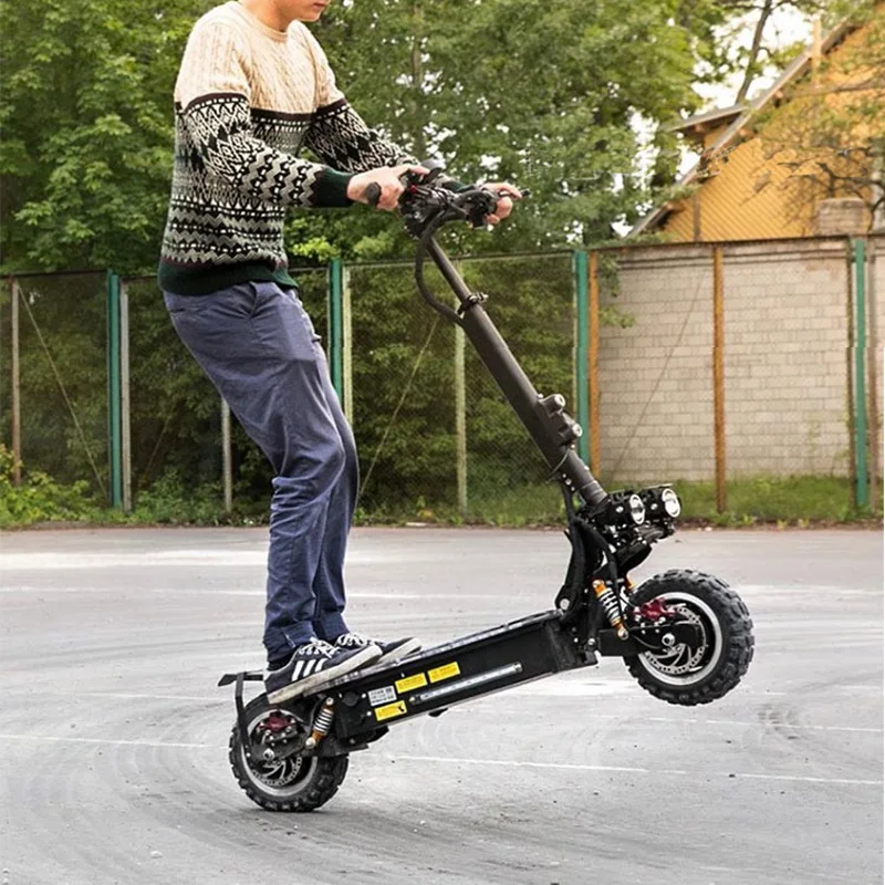 Sale Electric scooter double drive 60V 3200W with seat 11inch Off Road KickScooter Strong powerful new fold hoverboad bike scooters 2 Sale Electric scooter double drive 60V 3200W with seat 11inch Off Road KickScooter Strong powerful new fold hoverboad bike scooters 2
