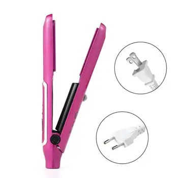 

Wireless USB Charging Hair Straightener with Base Charging Splint Stick Mini Electric Splint Curling Hair Straightener