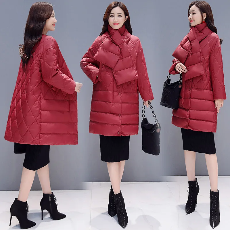 

2018 Winter Syg8802-1 pei wei jin Women's Fashion Slimming Cotton-padded Clothes Entities Goods