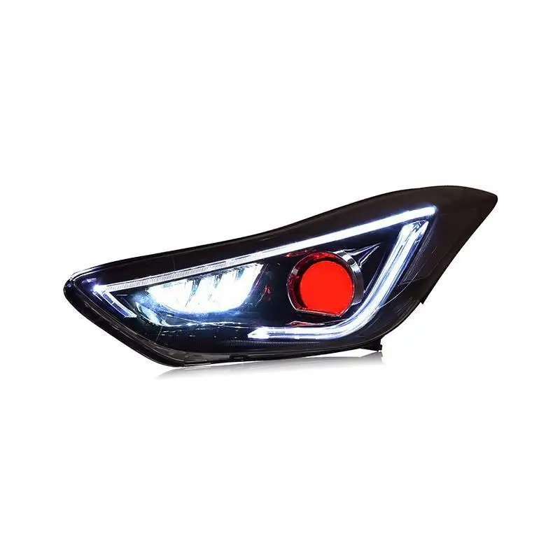 Стайлинг Luces запчасти Neblineros Para сборка Cob лампы светодиодные авто освещение фары 12 13 14 15 16 для hyundai Elantra