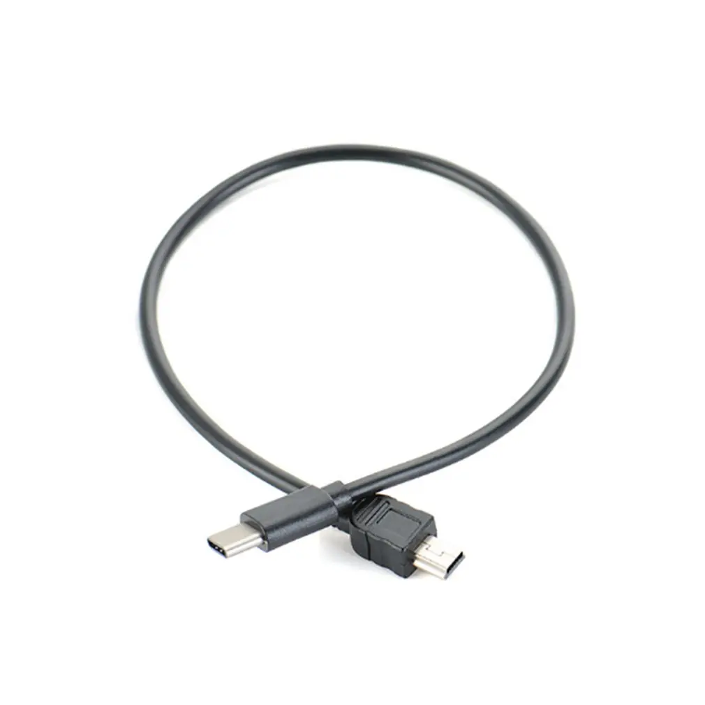 30 см портативный размер мини USB 5PIN папа к USB-C 3 1 Type C Мужской Кабель-адаптер для