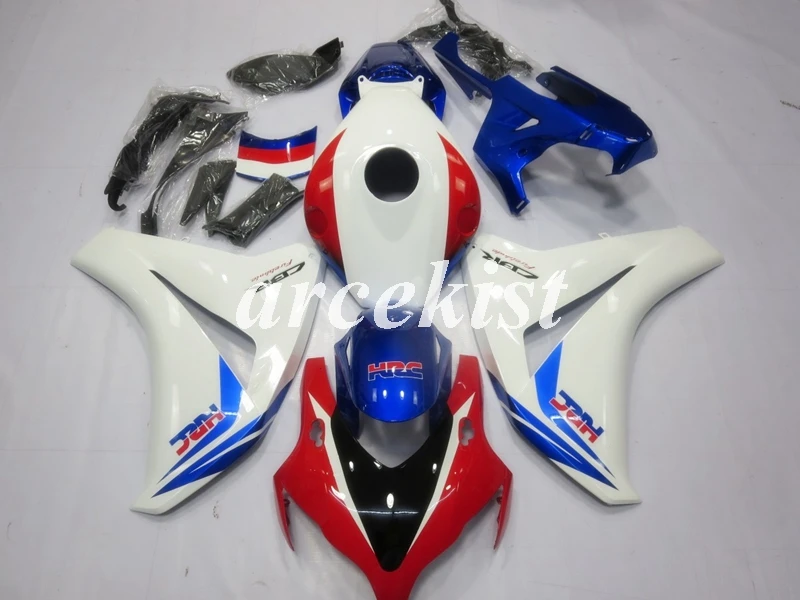 Литьевая Форма ABS мотоцикл обтекатель комплект Подходит для Honda CBR1000RR 08 09 10 11 2008 2009 2010 2011 тела набор оранжевый красный