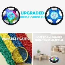 

Hover Soccer Ball USB Rechargeable Floating Soccer with LED Light Air Power Soccer for Kids Age 3+