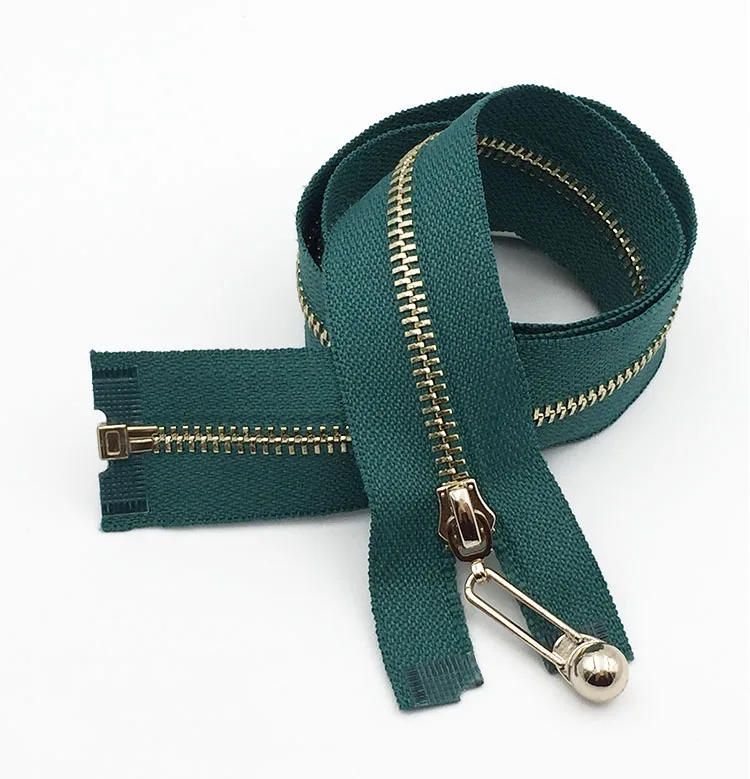 Darkgreen 1 шт. Meetee 60 см 3# Металлические молнии открывающийся автоматический замок молния DIY сумки кошелек одежда Декор молния Швейные аксессуары - Цвет: Darkgreen