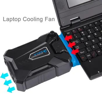 

Portable Notebook Radiator Laptop Cooling Fan Vacuum Cooler Mute Air Extracting Fast Dropdown CPU Temperature Cooling Pad