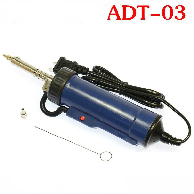 

30W Vacuum Desoldering Iron Gun ADT-03 Electric Soldering Irons Suction Tin Pump Demolition Component Chip Motherboard Repairing