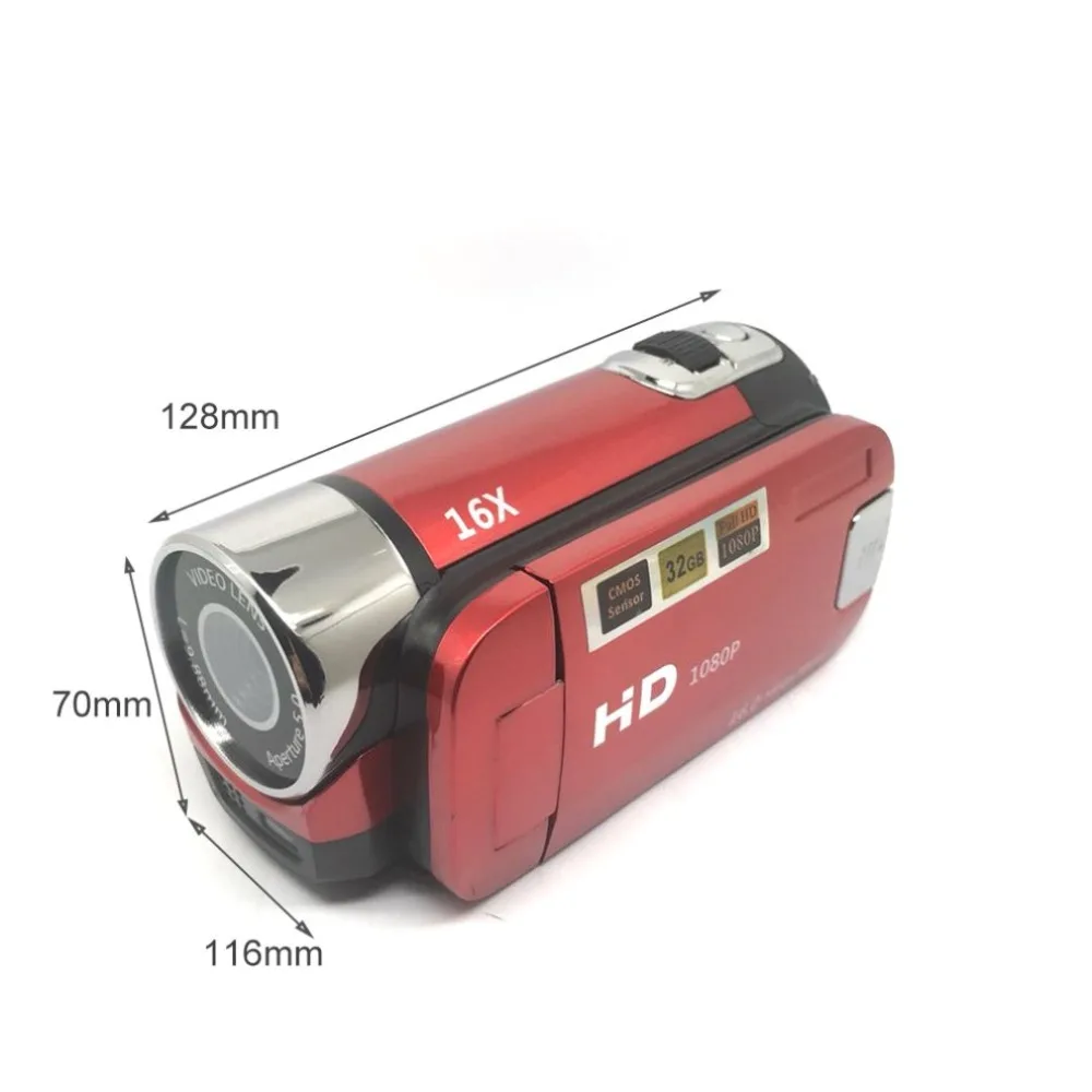 D90 Цифровая камера 16MP Ultra HD камера с поворотом на 180 градусов с откидным экраном камера SLR 4X с цифровым зумом