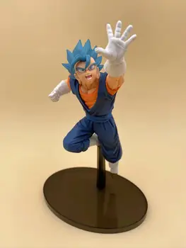 

Dragon Ball Super God Blue Vegetto Figurine 220mm Dragon Ball Z Anime goku vegeta Model Toys Doll Gift