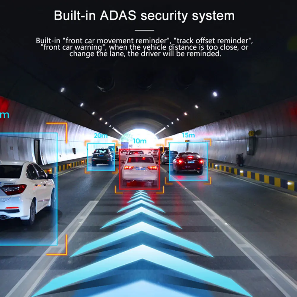 U3 Автомобильная камера видеорегистратор ночное видение камера G-sensor Авто USB DVR ADAS Para авто мультимедийная камера для вождения