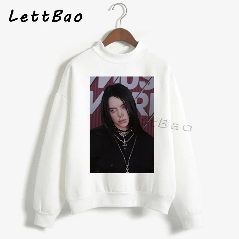 11 Billie Eilish толстовки свитер уличная Эстетическая Готическая Moletom Feminino Ullzang Harajuku на заказ Женская толстовка Femme 90s - Цвет: 11