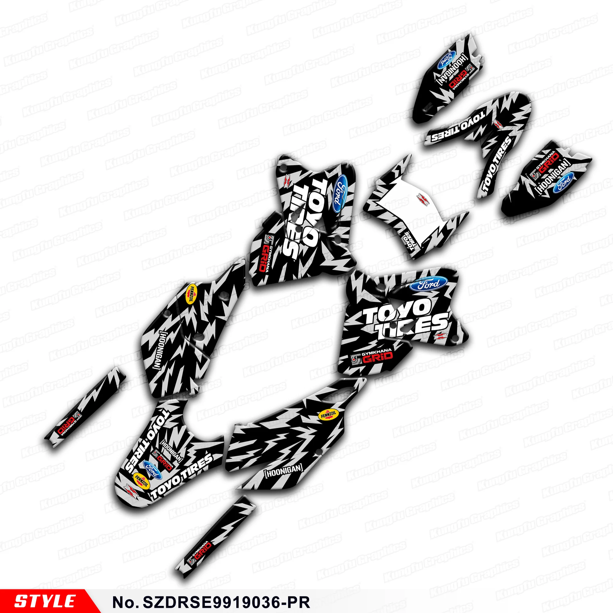Послепродажные виниловые обертки на заказ для DRZ400SM DRZ400E DRZ 400 SM Enduro DRZ400 E KLX 400R от 99